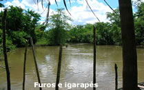 Furos e igaraps